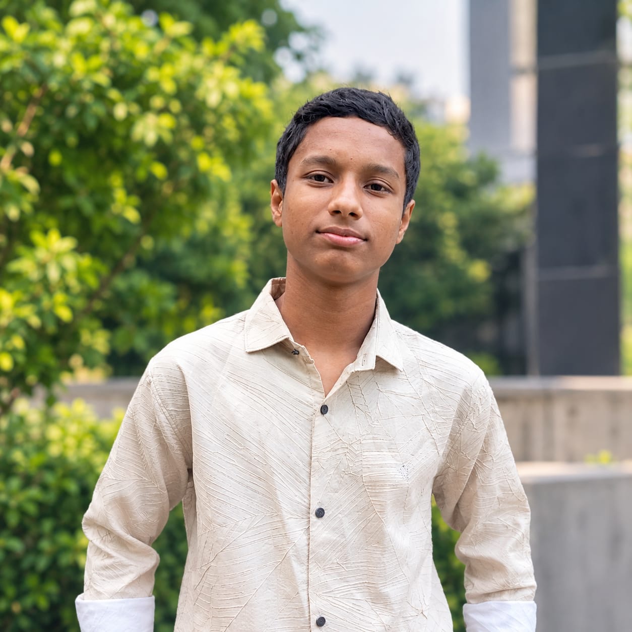 Farsid, Class 9 student and member of Coders of NDMSC